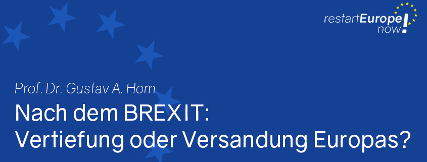 Nach dem Brexit: Gustav A. Horn